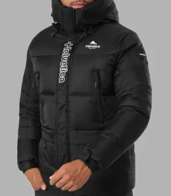 Doudoune Capuche Zippée Villar Noir