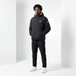 AUTEUIL Veste à Capuche Helvetica Mountain Pioneers Homme – Noir (9)