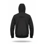 Helvetica Coupe Vent Homme Court Rembourre Avec Capuche (6)