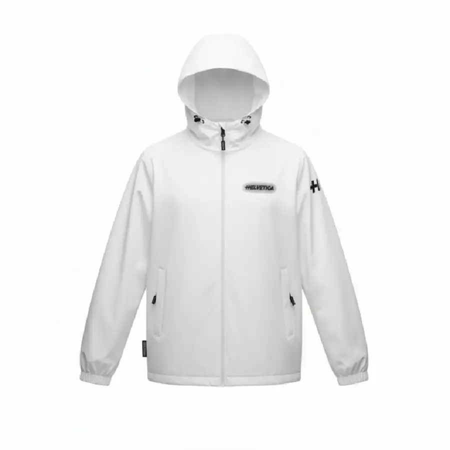 Helvetica RIVE Blanc Veste Coupe Vent (1) Helvetica RIVE Blanc Veste Coupe Vent (1)